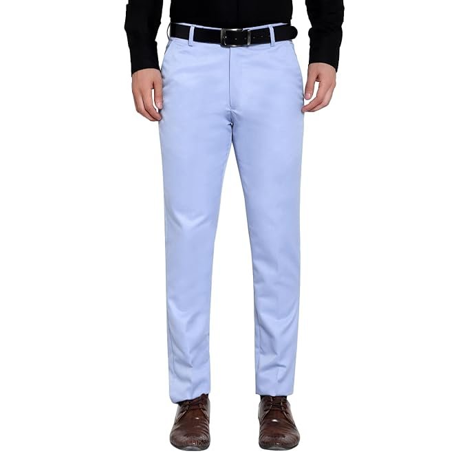 Light blue tailored trousers – Best formal pants for men in Kottakkal