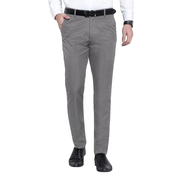 Timeless grey dress pants for men’s formal style in Kottakkal