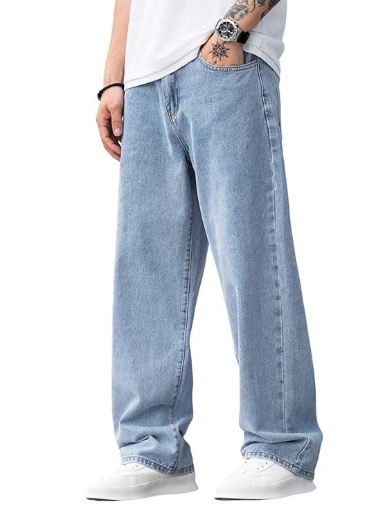 Stylish ripped baggy jeans for men in Kottakkal