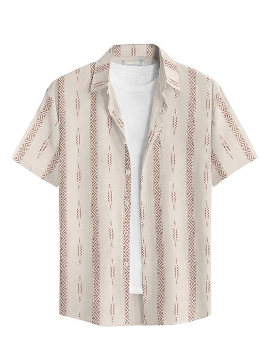 Designer half sleeve shirt for men wedding party