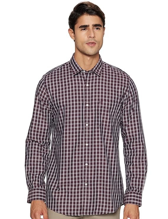 Smart casual check shirt for men in Kottakkal