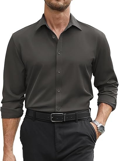 Black remains iconic in the Best Formal Shirts in Kottakkal collection.