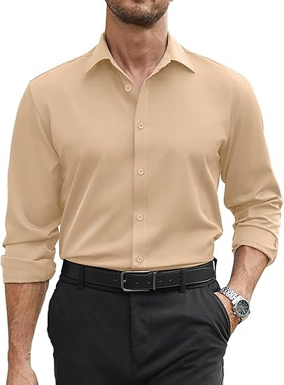 Beige fits every occasion among the Best Formal Shirts in Kottakkal
